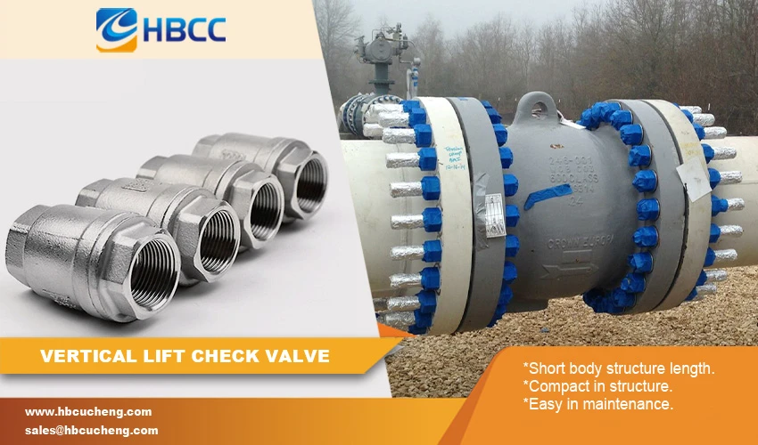 vertical lift check valve advantage