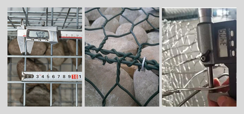 gabion mesh sheets inspection