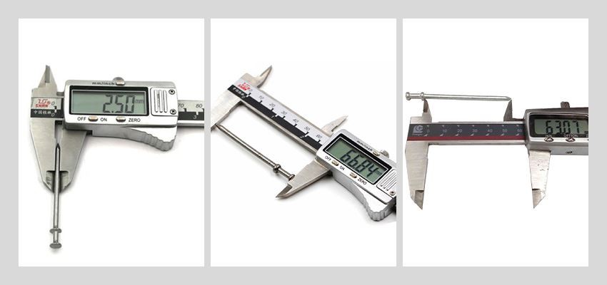 Double Head Nails inspection